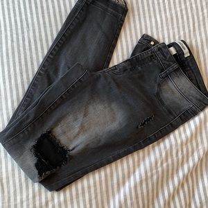 Black, Skinny Refuge Jeans
